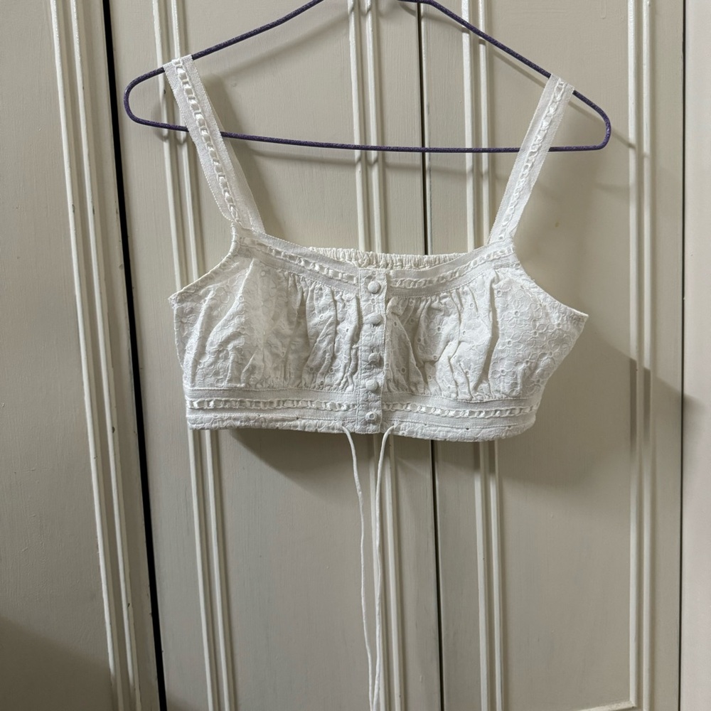 AEROPOSTALE WHITE cropped top